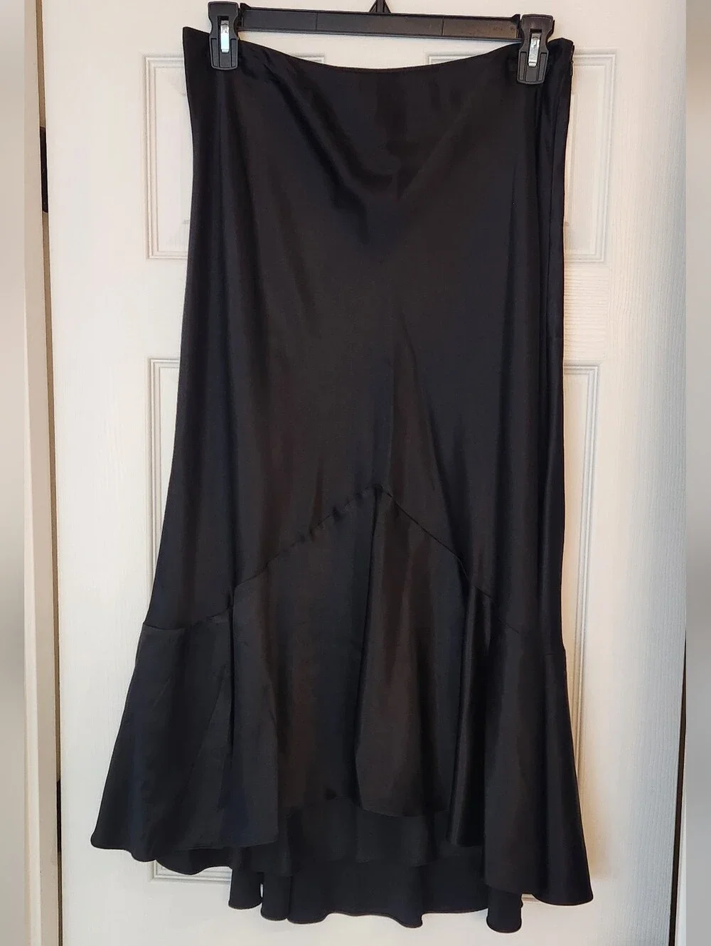 Ralph Lauren 100% Silk Flare Midi Skirt Size 12 - Picture 1 of 6